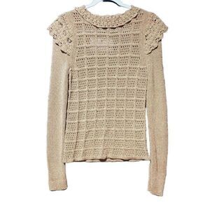 See by Chloe Knit Sweater in Camel‎ Size Medium